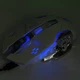 Безпровідна ігрова мишка Jeqang JW-220 RGB підсвічування USB Charge безшумна з вбудованим акумулятором White - зображення 2