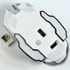 Безпровідна ігрова мишка Jeqang JW-220 RGB підсвічування USB Charge безшумна з вбудованим акумулятором White - зображення 4