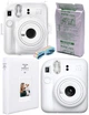 Набор Fujifilm INSTAX Mini 12 Clay White белая фотокамера мгновенной печати / картридж / фотобумага 10 фото / чехол прозрачный / альбом 64 фото / подарочная упаковка - изображение 1