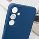 Чехол накладка TPU Liquid Silk для Samsung Galaxy S24 FE / navy blue - изображение 5