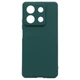 Чехол Fiji Style для Xiaomi Redmi Note 13 силикон бампер с защитой блока камер темно-зеленый - изображение 1