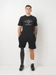 Шорты хлопковые короткие мужские Umbro Fleece Short 66414U-78F L Черные (5063178231862) - изображение 3