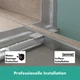 Трап линейный для душа HANSGROHE RainDrain Compact 700мм сатин 56177000 - изображение 4