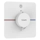 Зовнішня частина змішувача без прихованої частини HANSGROHE ShowerSelect Comfort Q білий латунь 155x155мм 15581700 - зображення 1