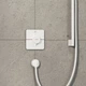 Зовнішня частина змішувача без прихованої частини HANSGROHE ShowerSelect Comfort Q білий латунь 155x155мм 15581700 - зображення 2