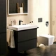 Змішувач для умивальника з джойстиком HANSGROHE Tecturis E EcoSmart+ чорний латунь 73011670 - зображення 2