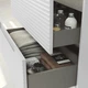 Тумба із умивальником DEVIT Acqua 100x55x44.9см підвісна коричнева 074819V - зображення 4