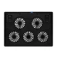 Подставка для ноутбука Crown CMLC-1105 с вентилятором / LED подсветка Black - изображение 5