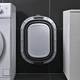 Ведро складное MVM BIN-18 бело-серое 26л (BIN-18 26L WHITE/GRAY) - изображение 2