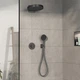 Зовнішня частина змішувача без прихованої частини HANSGROHE ShowerSelect Comfort S графіт латунь 155мм 15554340 - зображення 3