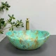 Умывальник (раковина) VBI PARMA MARBLE GREEN MATT накладной (VBI-011003) - изображение 2