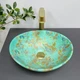 Умывальник (раковина) VBI PARMA MARBLE GREEN MATT накладной (VBI-011003) - изображение 3