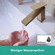 Змішувач для умивальника з джойстиком HANSGROHE Tecturis E CoolStart EcoSmart+ бронза латунь з донним клапаном 73014140 - зображення 5