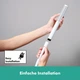 Душова лійка-трубка HANSGROHE Pulsify S EcoSmart+ 24мм пластик біла 24126700 - зображення 6