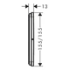 Перемикач потоку HANSGROHE ShowerSelect Comfort Q прихованого монтажу латунь бронза 15587140 - зображення 6