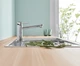 Cмеситель для кухни однорычажный GROHE BauClassic хром латунь 30576000 - изображение 2