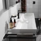 Змішувач для умивальника з джойстиком HANSGROHE Tecturis E CoolStart EcoSmart+ чорний латунь 73021670 - зображення 3