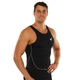 Спортивная компрессионная майка мужская Jason 021 размер 2XL (180-185 см) Black - изображение 3