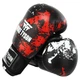 Перчатки боксерские на липучке Mike Tyson SP-Sport 8448 размер 10 унций Black-Red - изображение 2