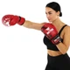 Перчатки боксерские на липучке Mike Tyson SP-Sport 8448 размер 14 унций Red-Black - изображение 8