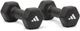 Гантели Adidas неопрен 2 кг 2 шт Черные (ADWT-11402) - изображение 2