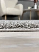 Пухнастий килим Super Softness 1.6х2.3 м. овал сірий 2144\F404 - зображення 9