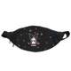 Сумка бананка Хеллоу Кітті Куромі (GB Kuromi Hello Kitty 01) Gear Bag чорна - зображення 1