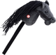 Конячка з паличкою Leantoys Hobby Horse Long-haired з музикою Чорна (5905991009108) - зображення 3