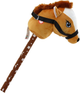 Конячка з паличкою Leantoys Hobby Horse Shorthair з музикою Коричнева (5905991009122) - зображення 3