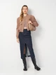 Куртка женская Zara 2779/446 XS Коричневая (02779446942011) - изображение 3