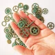 Gear Art - Вінтажні декоративні шестерні (декор, скрапбукінг, епоксидна смола, біжутерія) - №16 Old green - зображення 5