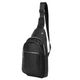Чоловіча сумка-бананка Jasper Collection на груди з USB-портом та плечовим ременем KB-2378-Black - зображення 9