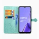 Чехол Vintage для OPPO A5 2020 книжка кожа PU бирюзовый - изображение 4