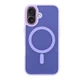 Чохол TPU+PC Space Magnetic Color with Magsafe для iPhone 16 Колір Dark Purple - изображение 8