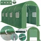 Теплица парник 10 м² GREENHOUSE 400 x 250 см с оцинкованной металлической рамой и защитной пленкой зеленого - изображение 1