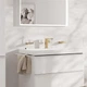 Cмеситель для умывальника с джойстиком HANSGROHE Tecturis E CoolStart EcoSmart+ бронза латунь 73041140 - изображение 2