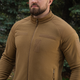 Куртка M-Tac Combat Fleece Polartec Jacket Coyote Brown L/R - изображение 8