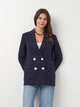 Куртка женская Zara 2505/521 XS Темно-синяя (02505521401018) - изображение 1