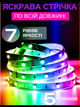 Светодиодная влагостойкая самоклеющаяся LED RGB 3528 лента Rainbow Light с пультом ДУ и блоком питания - изображение 2