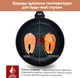 Сковорода Krauff Smart Fry алюминиевая с антипригарным покрытием со стеклянной крышкой 28 см (25-45-180) - изображение 4