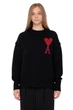 Свитер Ami Paris Ami de Coeur Sweater Red Размер S Черный - изображение 1