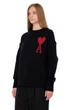 Свитер Ami Paris Ami de Coeur Sweater Red Размер S Черный - изображение 2
