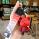 Брелок для ключей BauTech Мишка силиконовый BiBi Toys Красный (1014-932-01) - изображение 1