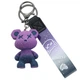 Брелок для ключів BauTech Ведмедик силіконовий BiBi Toys Фіолетовий (1014-932-02) - зображення 5