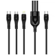 Дата кабель USB 2.0 AM to Lightning + Micro 5P + Type-C 1.2m 3.0A ColorWay (m441697) - изображение 3
