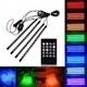 Cветодиодная RGB лента для подсветки салона автомобиля с пультом ДУ 4 шт по 9 лед ELITE LUX EL-1228 078k - изображение 1