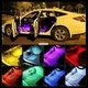 Cветодиодная RGB лента для подсветки салона автомобиля с пультом ДУ 4 шт по 9 лед ELITE LUX EL-1228 078k - изображение 3