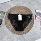 Женские слипы Ouno 1218 в рубчик, Черные L/XL - изображение 1