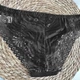 Женские слипы Ouno 1218 в рубчик, Черные L/XL - изображение 3