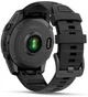 Смарт-часы Garmin Fenix E 47mm AMOLED Slate Gray Steel with Black Silicone Band (010-03025-03/01) - изображение 3